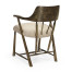 Casual Dark Driftwood Captains Chair
