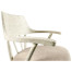 Casual Whitewash Driftwood Captains Chair