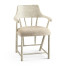 Casual Whitewash Driftwood Captains Chair