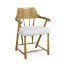 Traditional Natural Oak Captains Chair