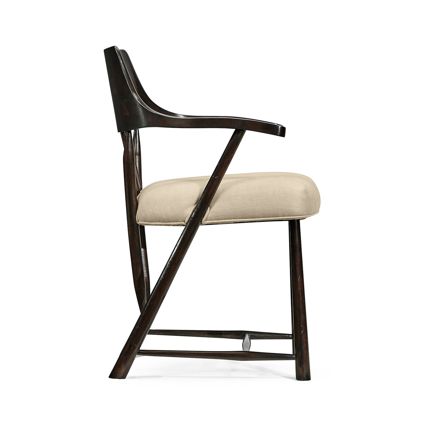 Casual Dark Ale Captains Chair