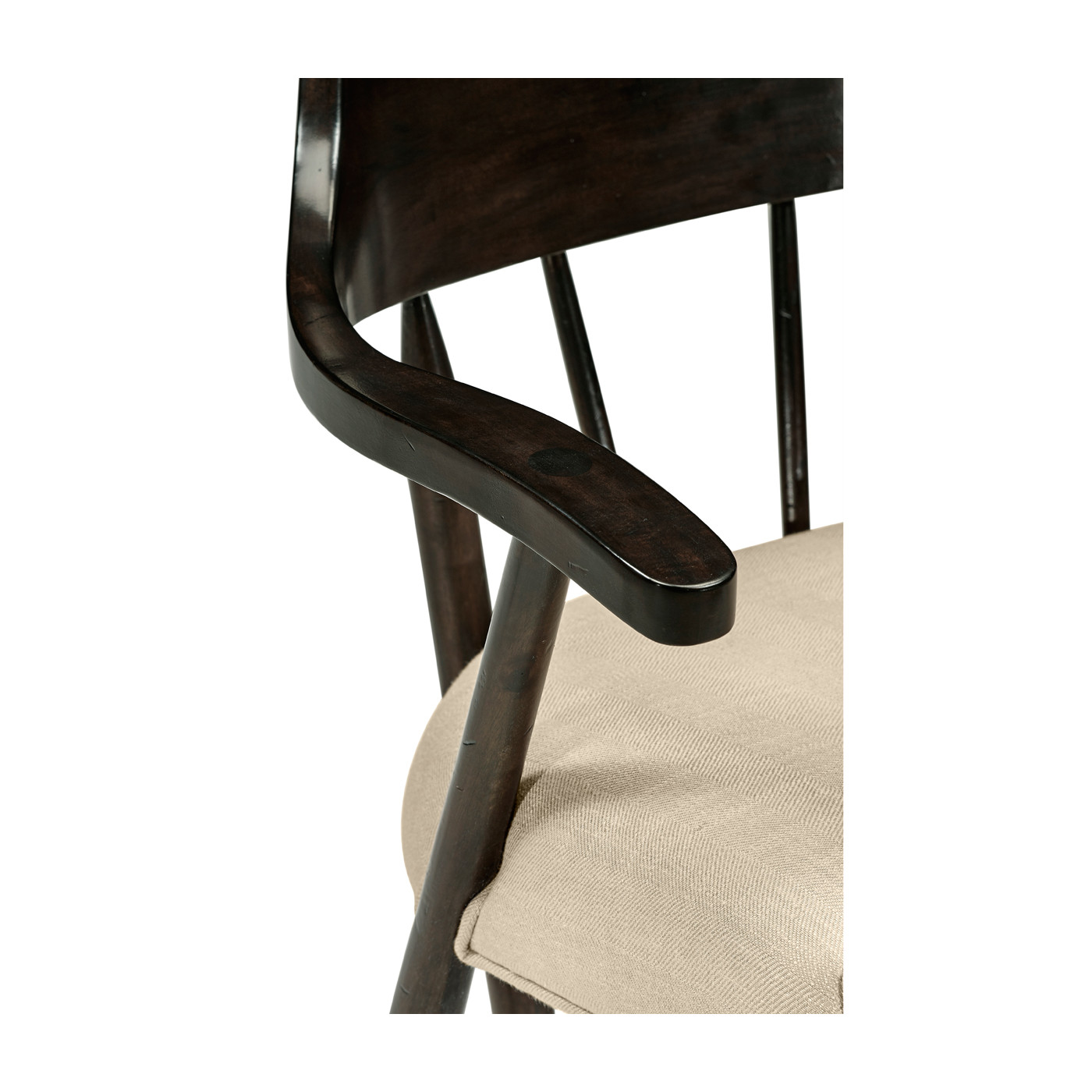 Casual Dark Ale Captains Chair