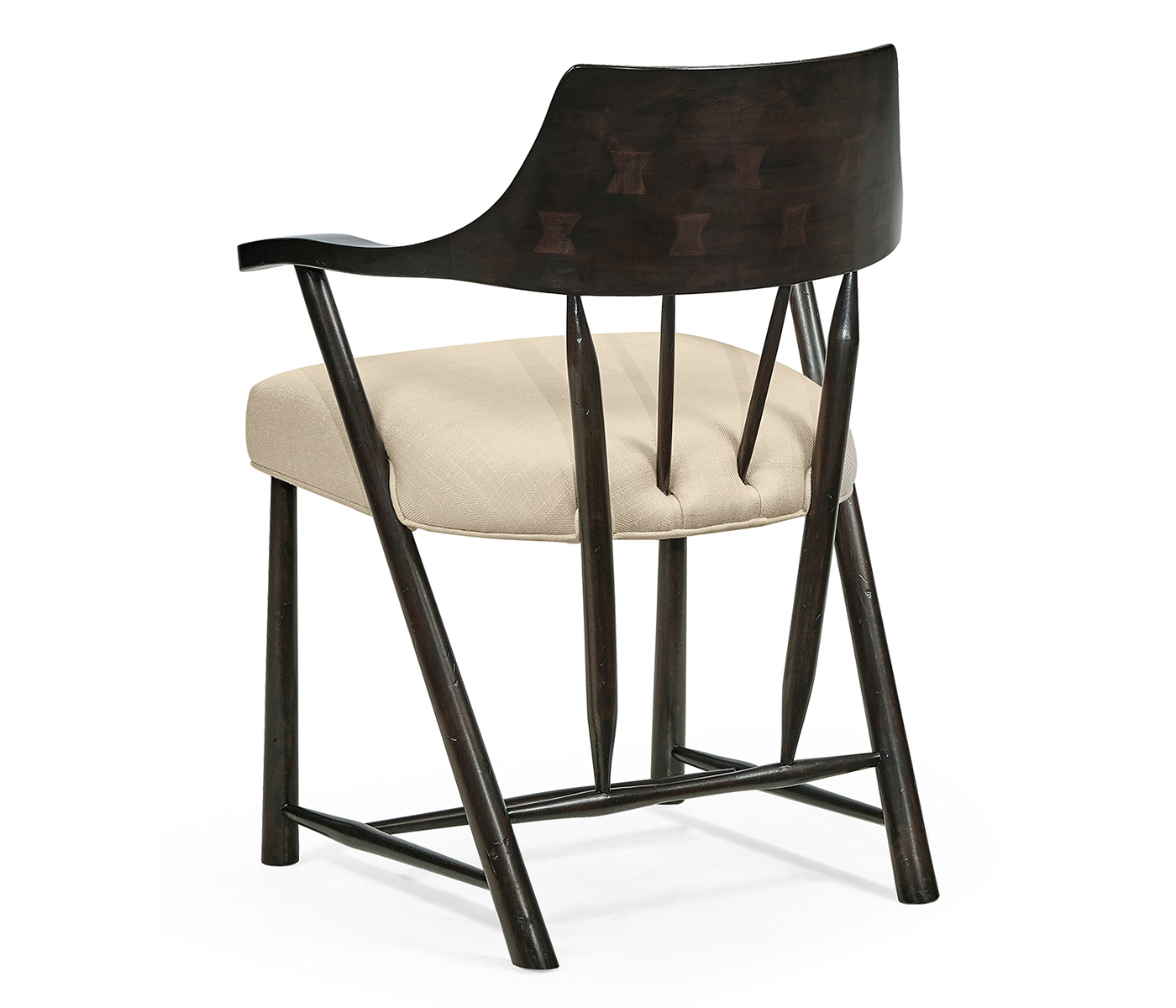 Casual Dark Ale Captains Chair