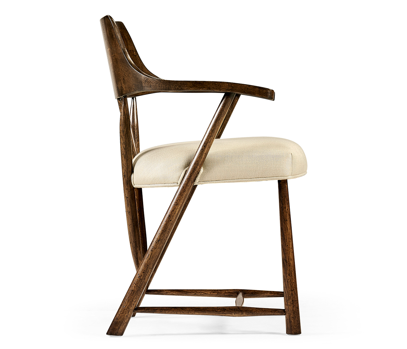 Traditional Dark Oak Captains Chair