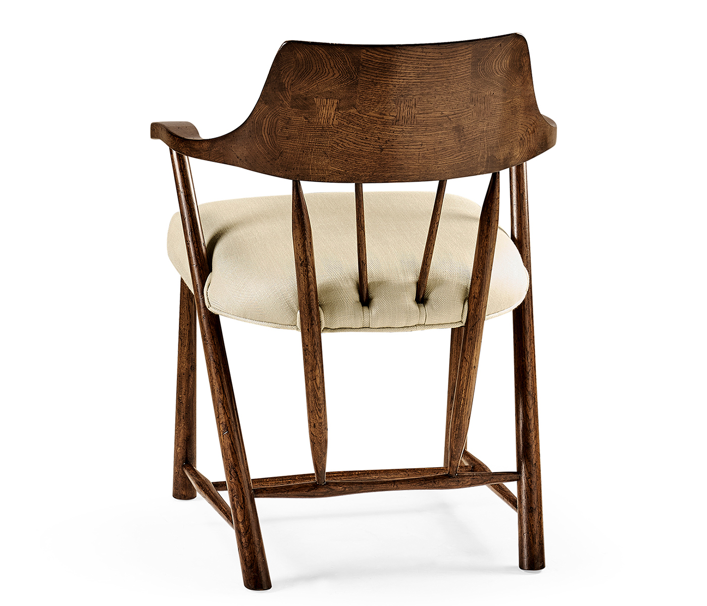 Traditional Dark Oak Captains Chair