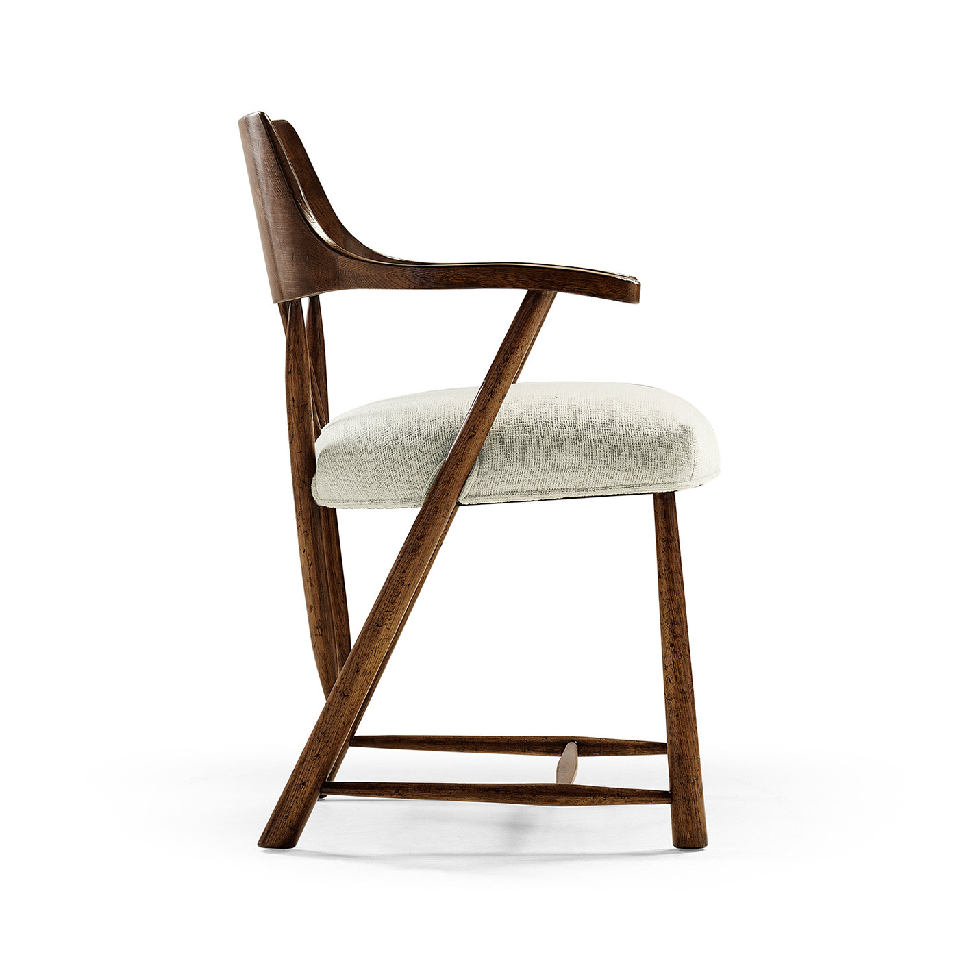 Traditional Dark Oak Captains Chair