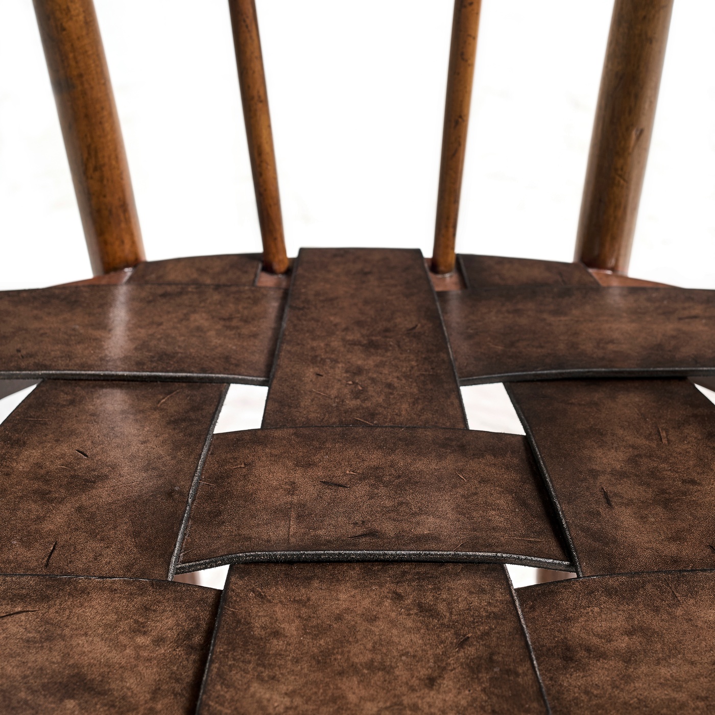 Traditional Walnut Captains Chair