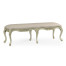 French Provincial Pale Green Bench