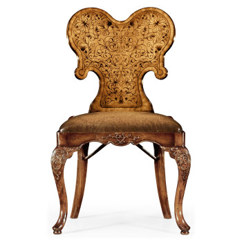 Seaweed Marquetry Side Chair