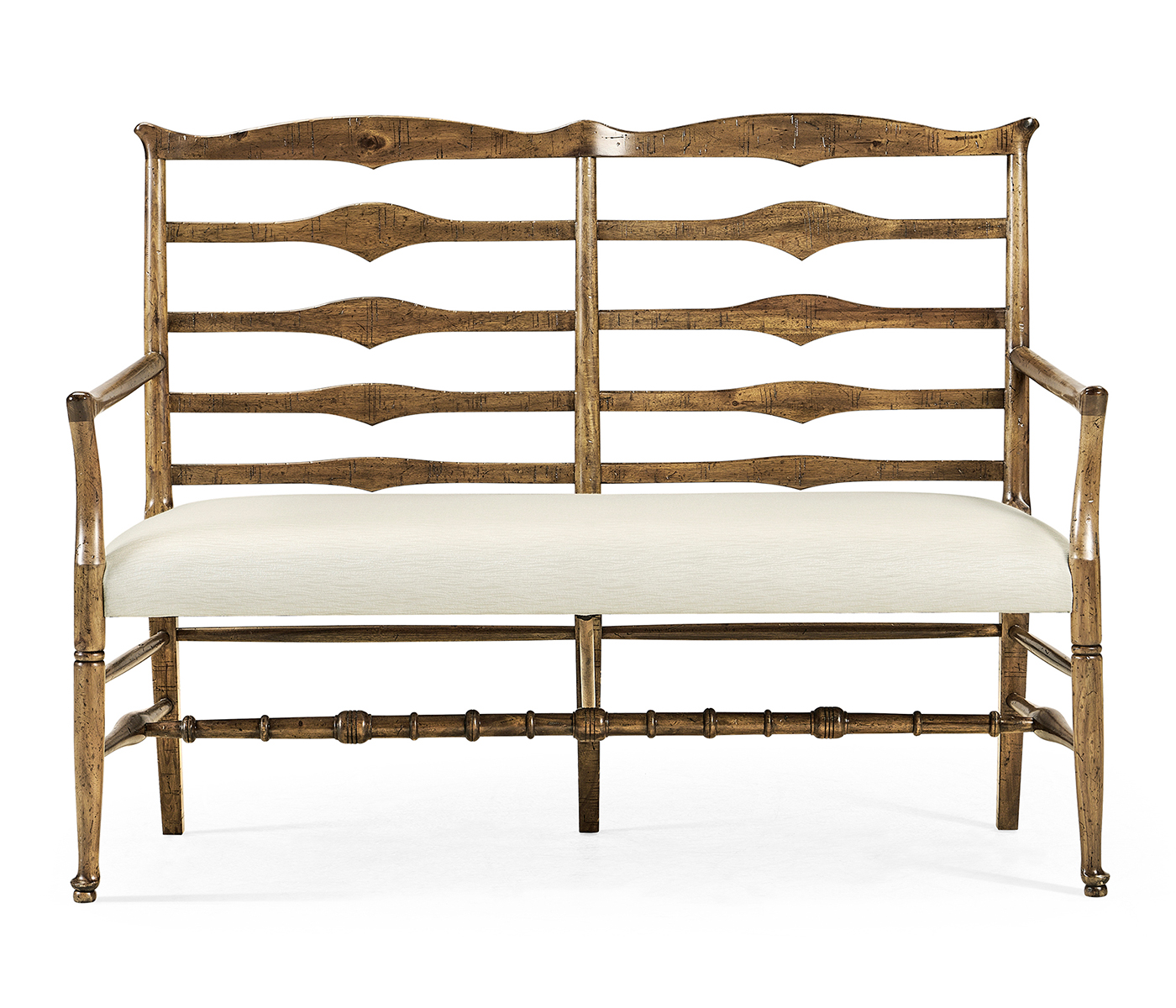 Casual Ladderback Bench