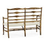 Casual Ladderback Bench
