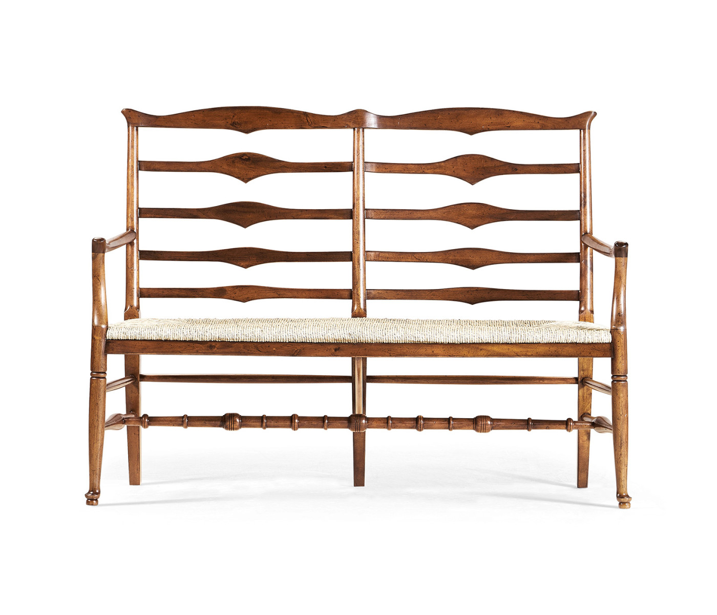 Traditional Ladderback Bench