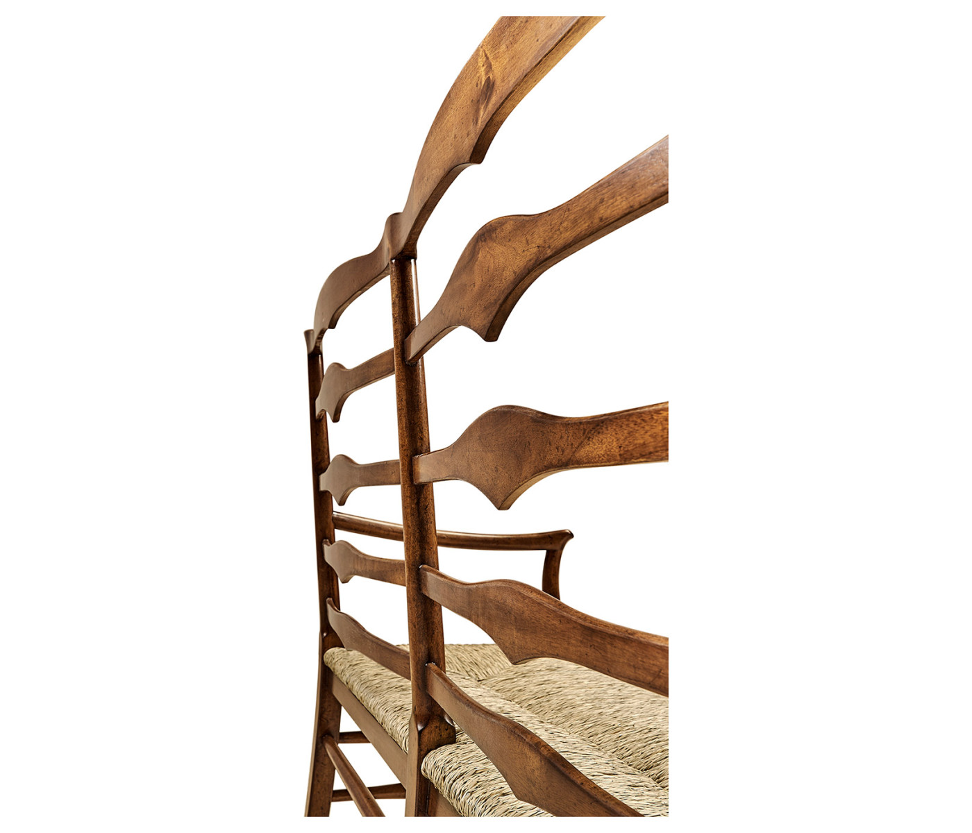 Traditional Ladderback Bench