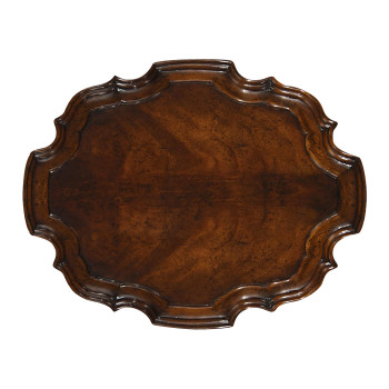 Mahogany Pie-Crust Candlestand