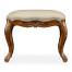 Large French Provincial Walnut Footstool