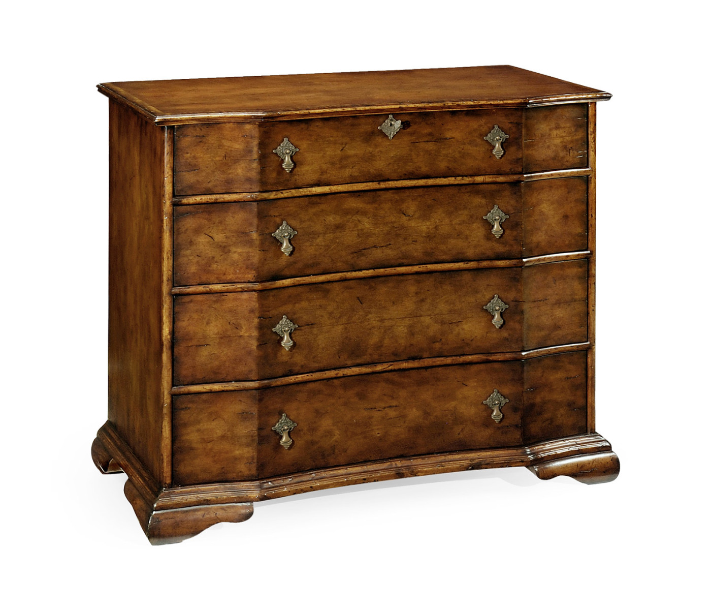 Dutch style large chest of four drawers