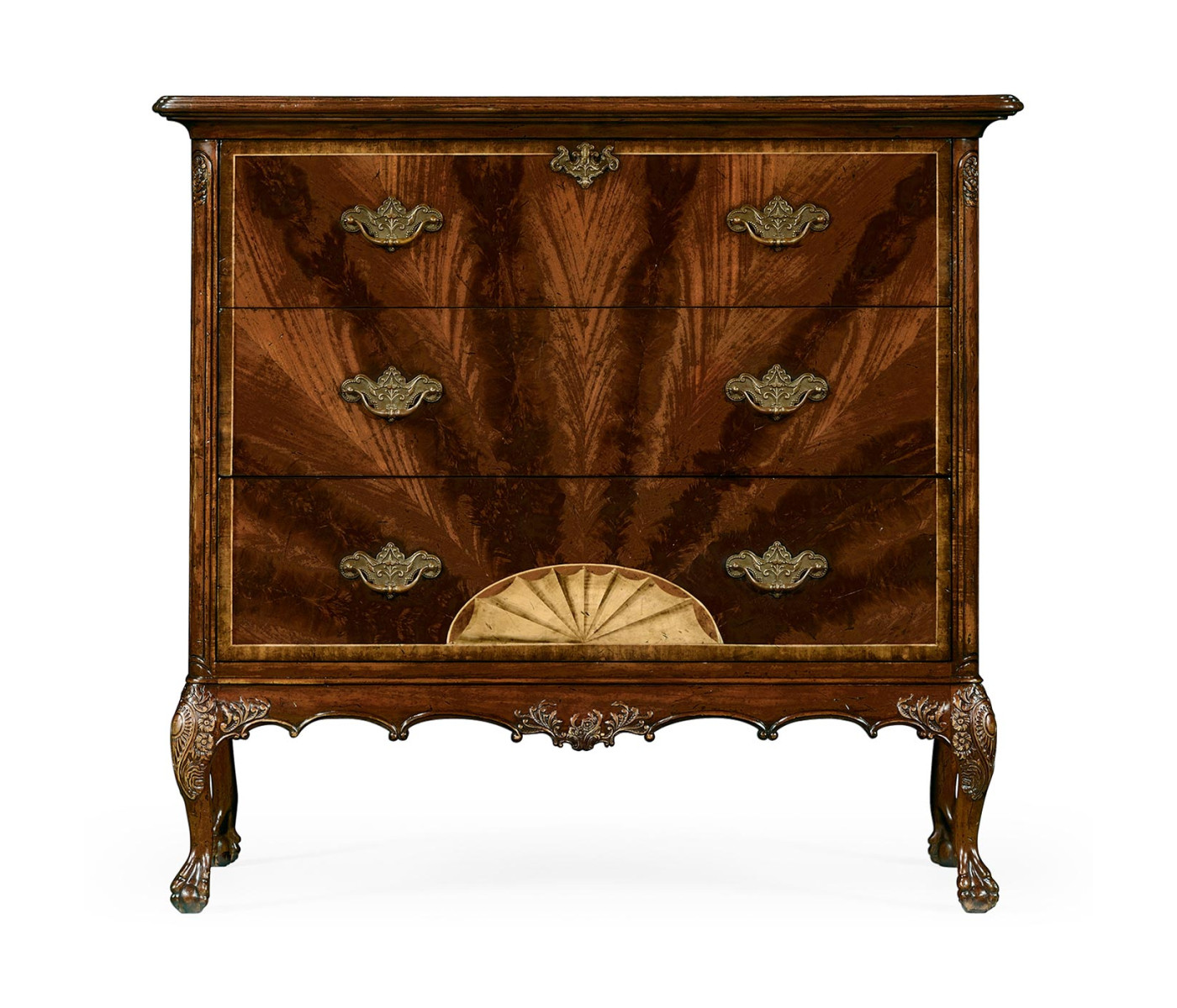 Buckingham Chest of Drawers On Ball & Claw Feet