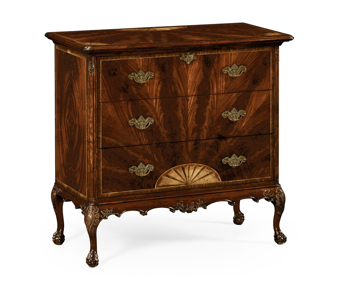 Buckingham Chest of Drawers On Ball & Claw Feet