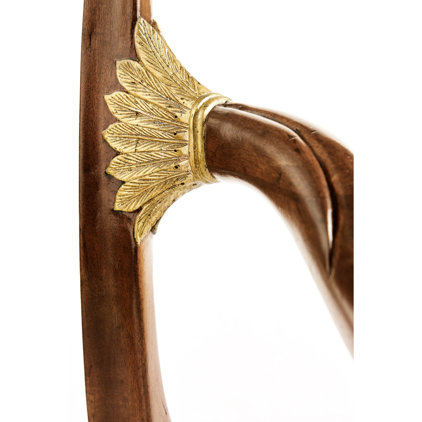 Buckingham Gilded Lyre Back Arm Chair