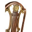 Buckingham Gilded Lyre Back Arm Chair