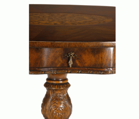 Finely Inlaid Mahogany Centre Table
