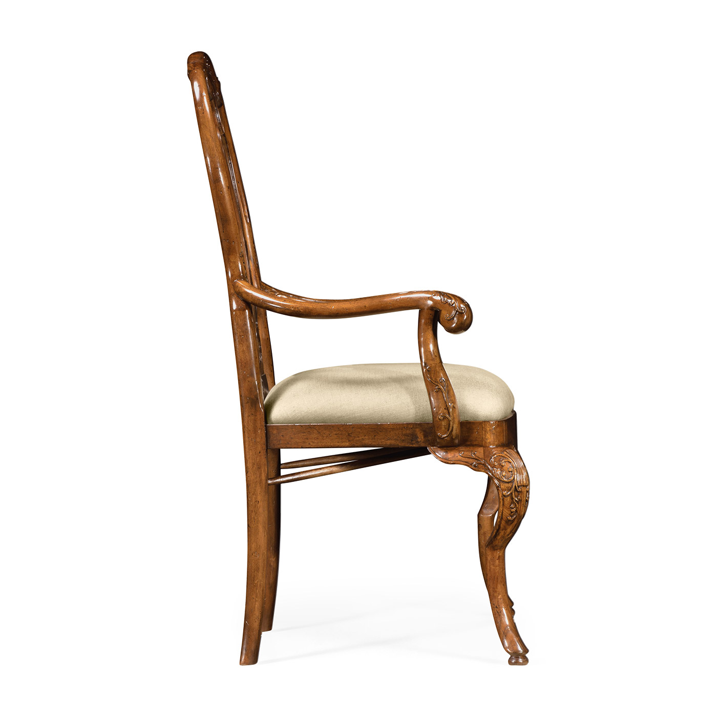 William & Mary Inlaid Arm Chair