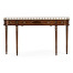 Narrow Gallery Mahogany Console Table