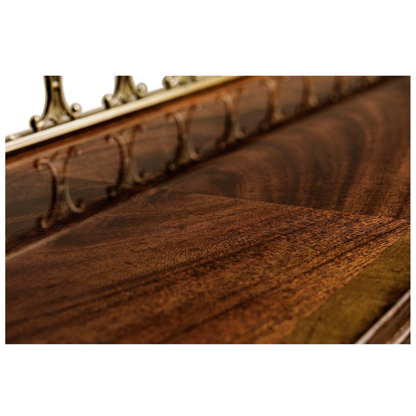 Narrow Gallery Mahogany Console Table