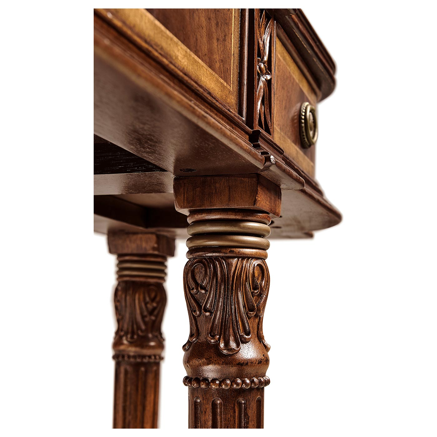 Narrow Gallery Mahogany Console Table