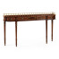 Narrow Gallery Mahogany Console Table
