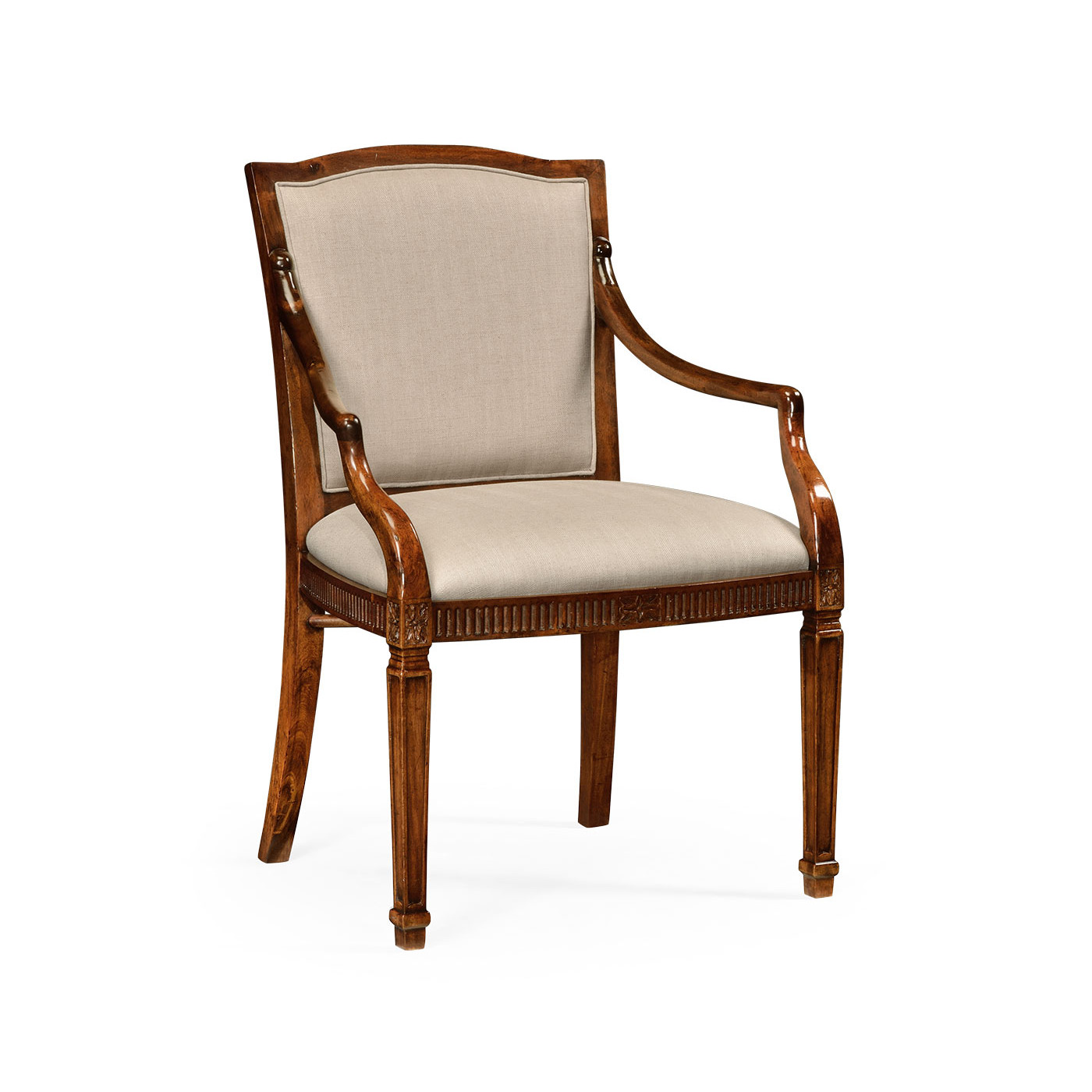 Classical Upholstered Arm Chair