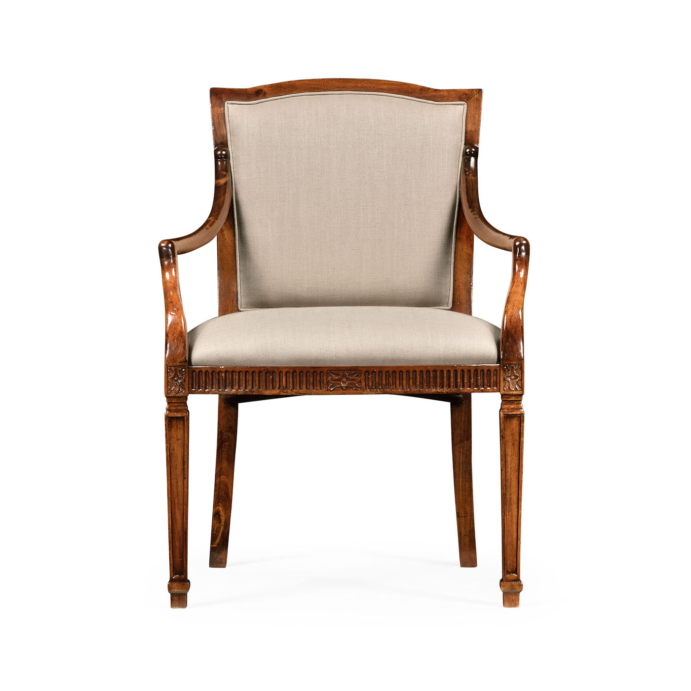 Classical Upholstered Arm Chair