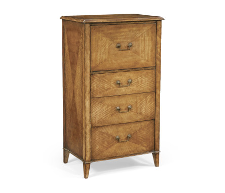 Satinwood chest of drawers vanity unit