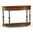 Demilune walnut console (Small)
