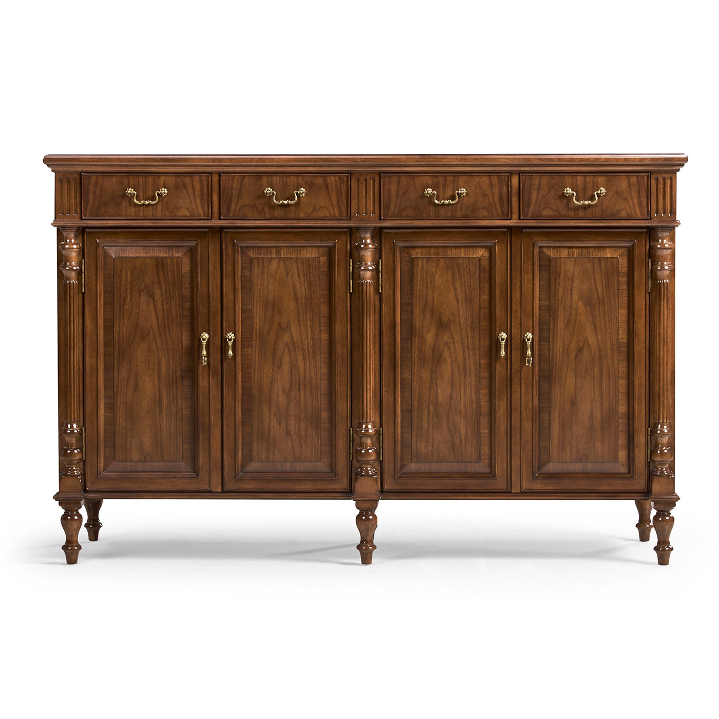 Smithfield Traditional Double Narrow Cabinet with Twin Cupboards