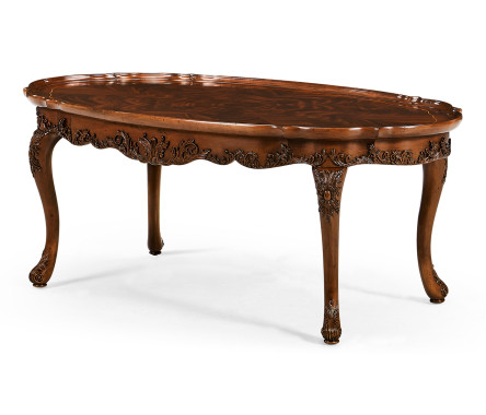 George III Style Oval Coffee Table