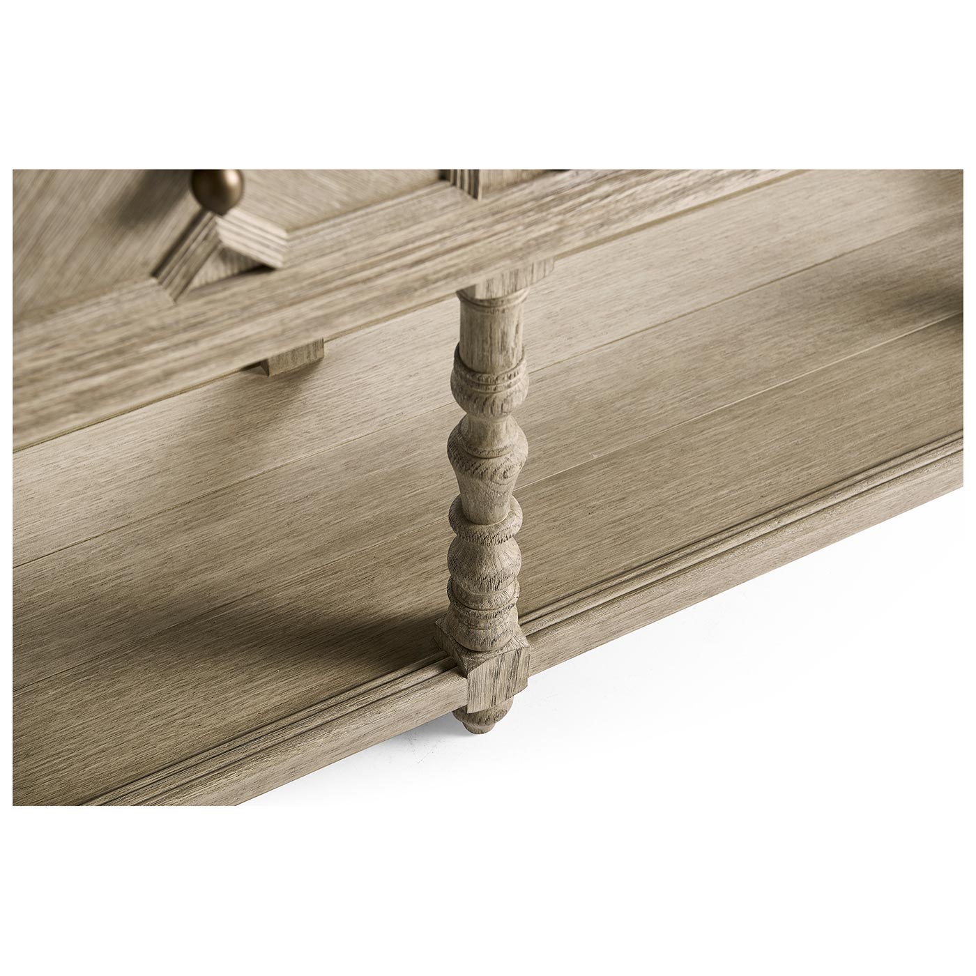 Traditional Tudor Style Grey Oak Buffet