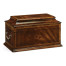 Crotch Mahogany Coffer Jewellery Box