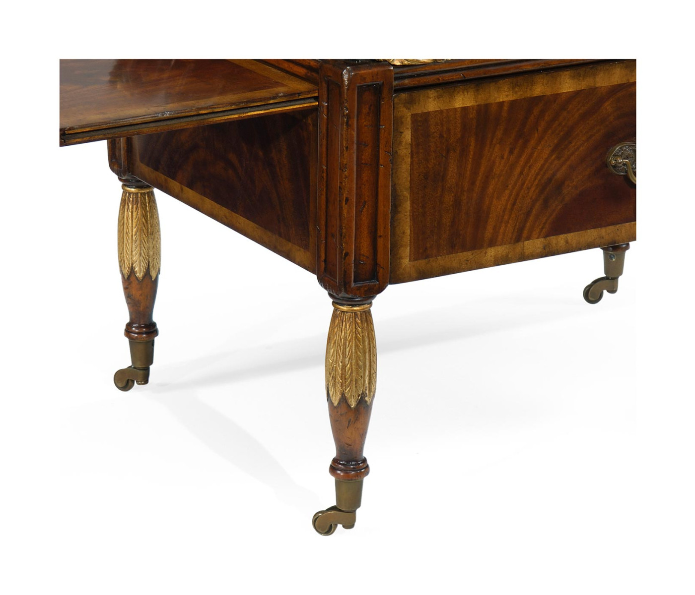 Mahogany & Gilt Canterbury