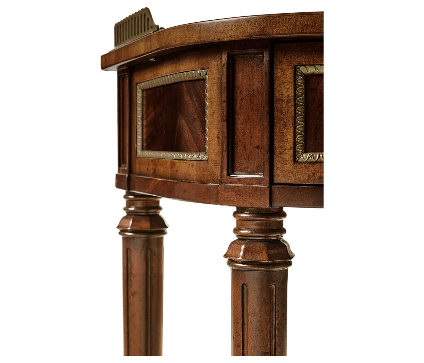 Mahogany Scalloped Console