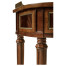 Mahogany Scalloped Console
