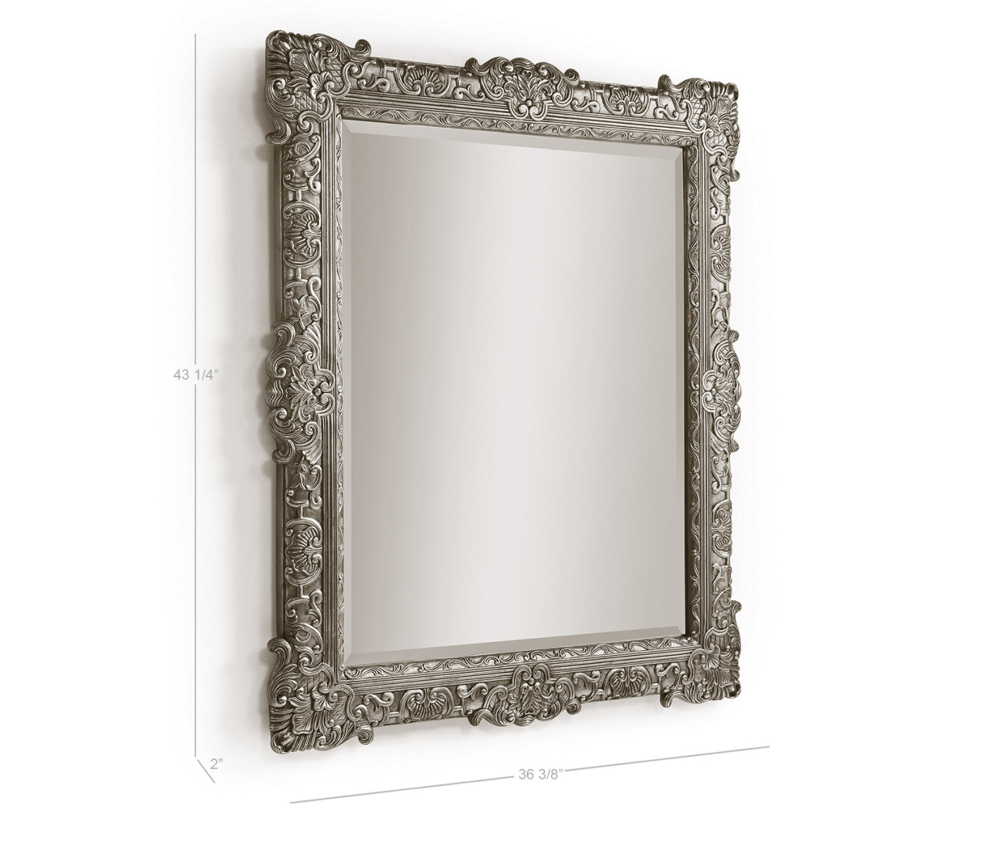 French 19th Century Style Bright Gilded Mirror