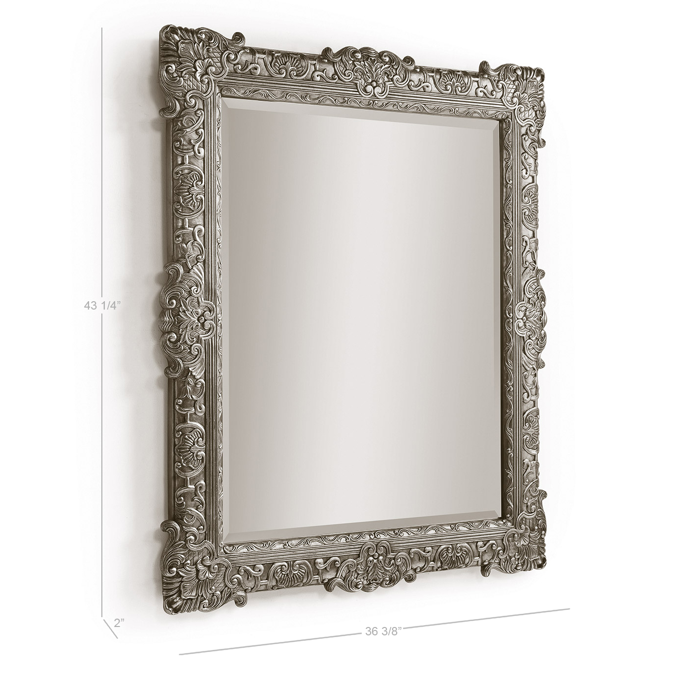 French 19th Century Style Bright Gilded Mirror