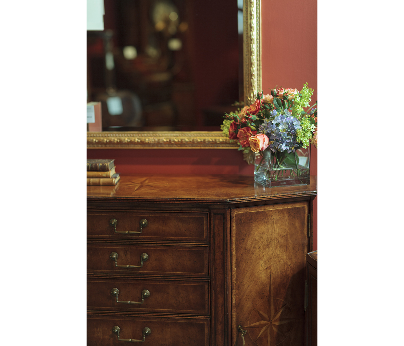 Empire Style Gilded Mirror