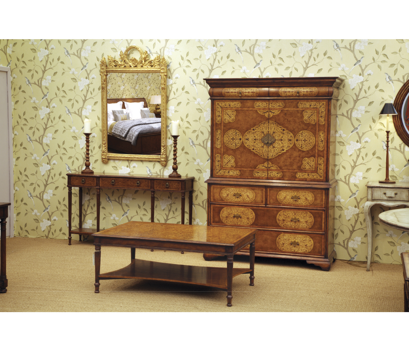 Empire Style Gilded Mirror