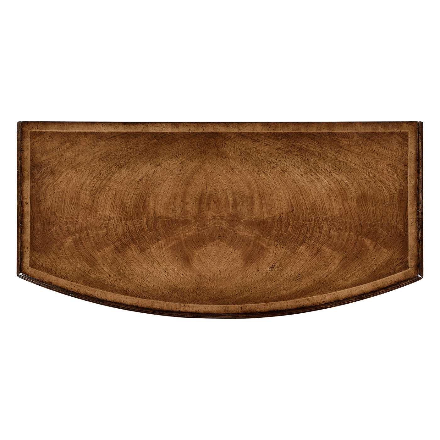 Walnut Extending Circular Dining Table with Storage Cabinet for Leaves 66