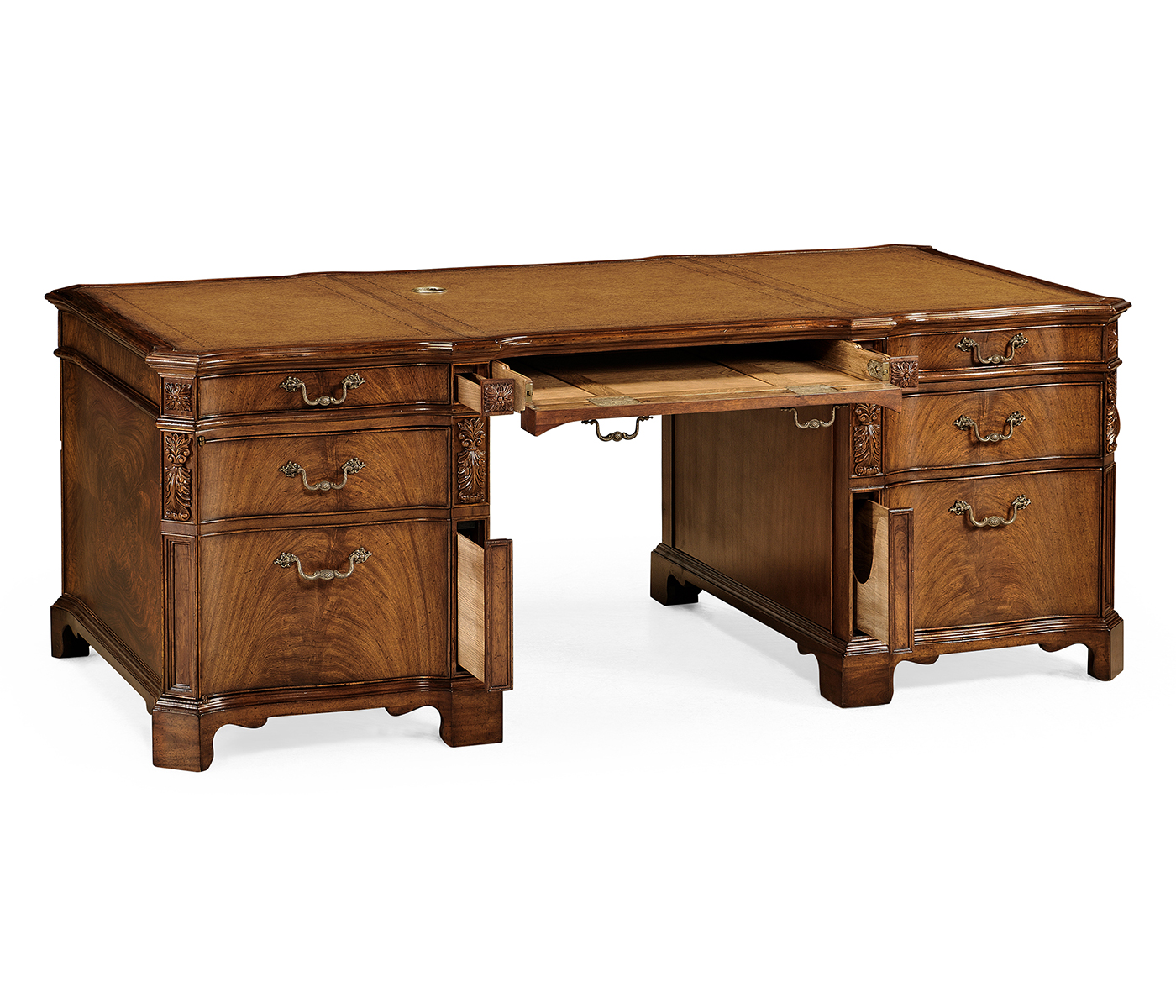 Walnut Faux Partners Desk