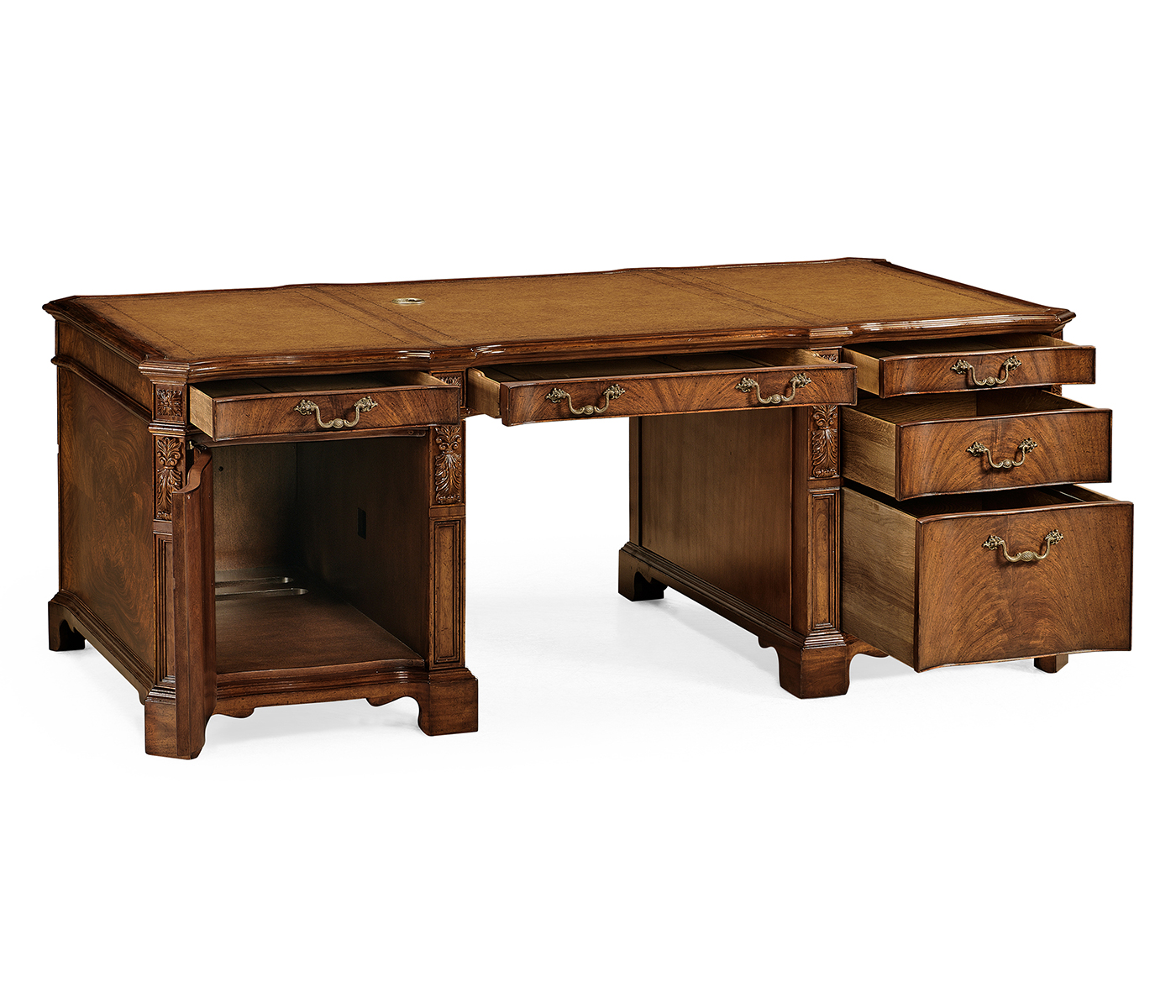 Walnut Faux Partners Desk