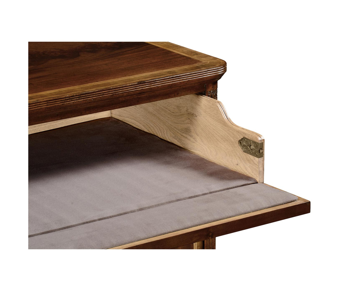 Mahogany Storage Sideboard For Table Leaves