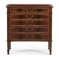 Buckingham Mahogany Chest of Drawers with Concave Profile